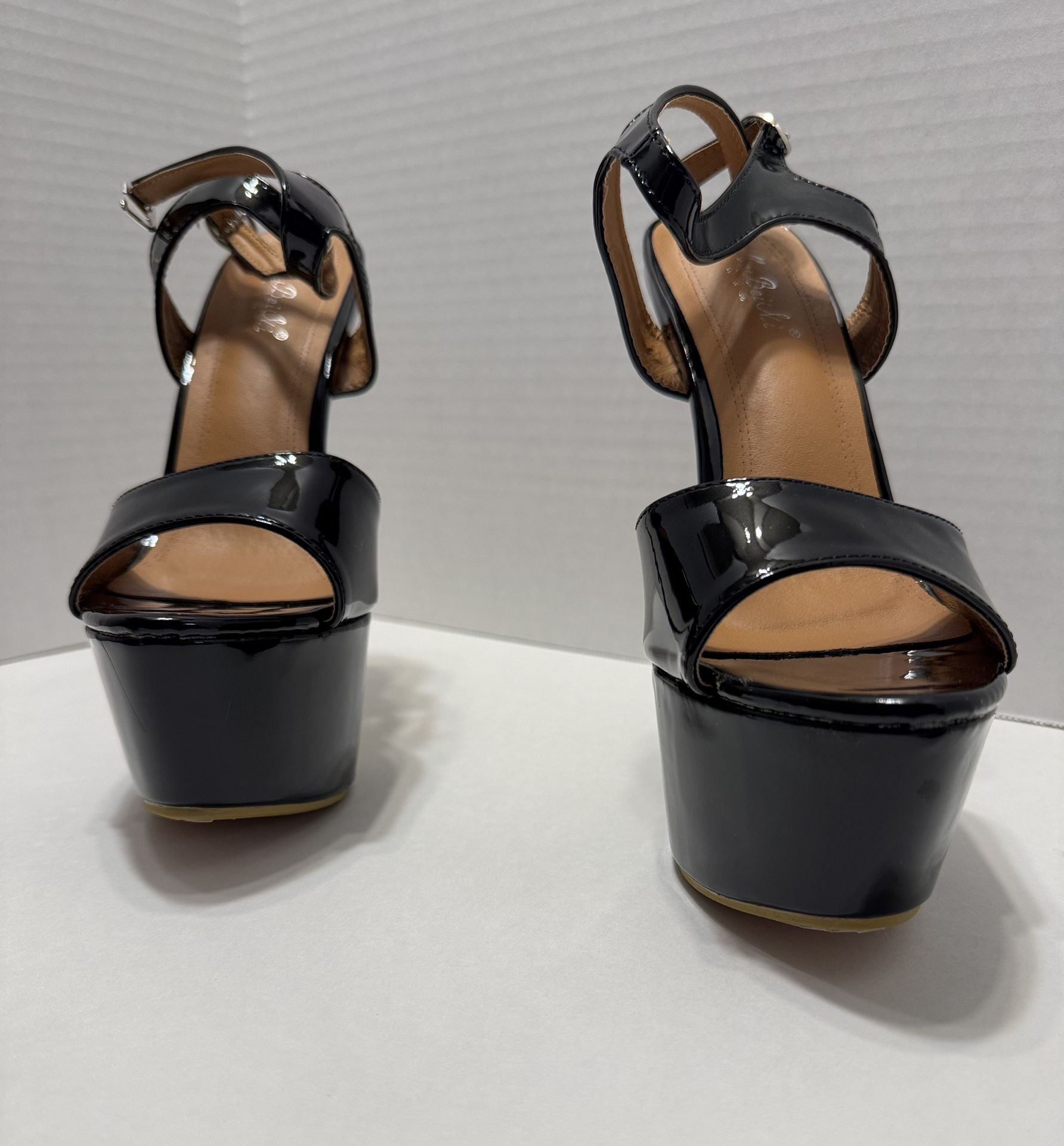 Women Super High Heel Platform with Ankle Strap