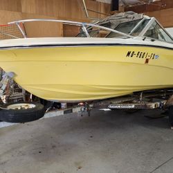 1979 Mark Twain 17 Ft, 115 HP Mercury (Tower Of Power) $700obo