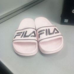 Fila Pink Slides Size 6