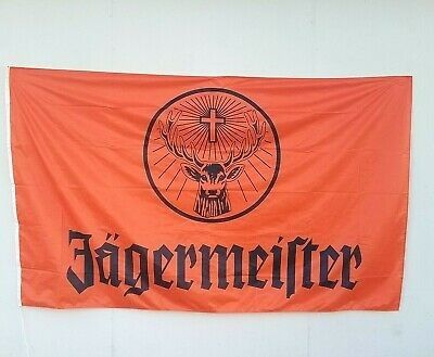 Jagermeister Flag Large 57" x 96" Wall Hanging Banner Man Cave Bar