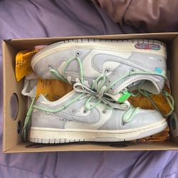 Off-white X Nike Dunk Lot 7 Of 50 Size 7.5m