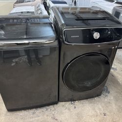 Samsung Washer And Samsung Electric Dryer 