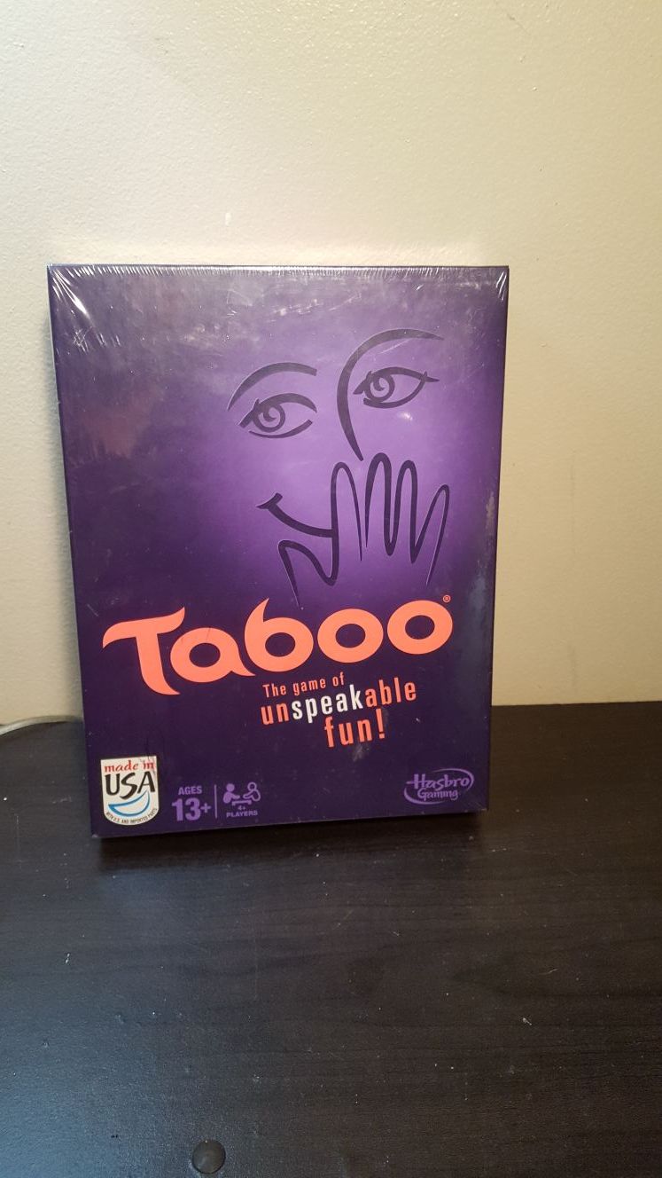 Taboo board game! Brand new!