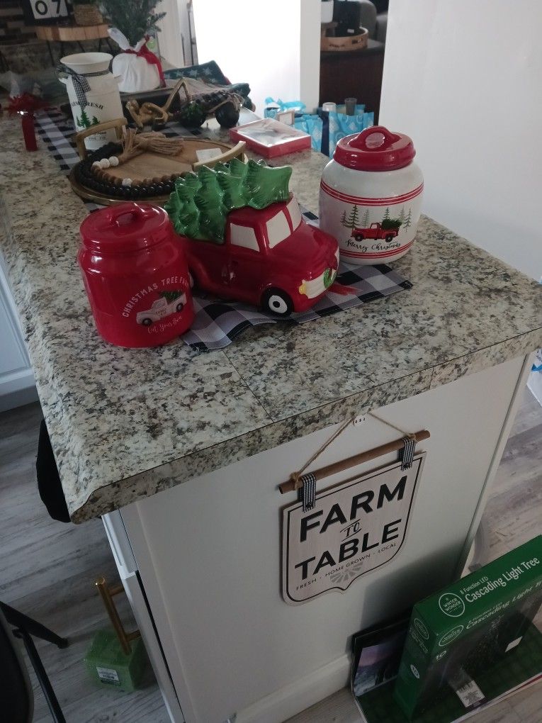 3 Sets Cookies Jar