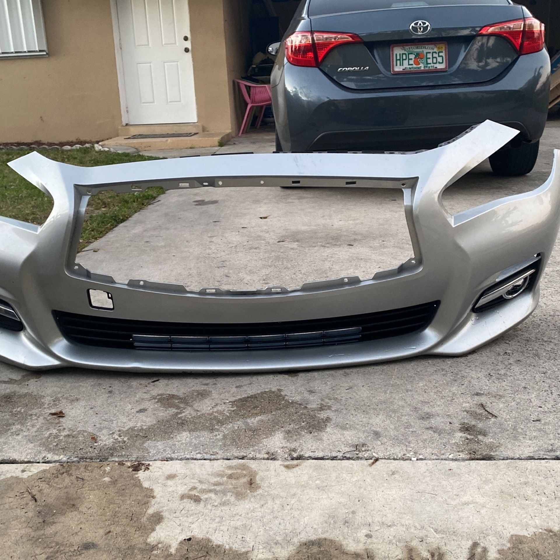 2015 infiniti q50 front bumper