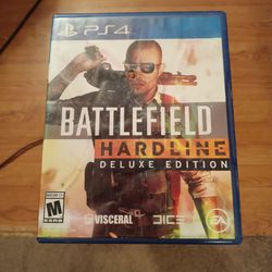 PLAYSTATION#4{PS4}battlefield hardline, deluxe edition-video gaming disc