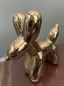 Golden Balloon Animal Dog 