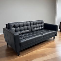 IKEA Plether Black Couch