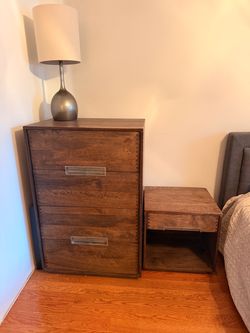 Wood Dressers and Nightstand Set