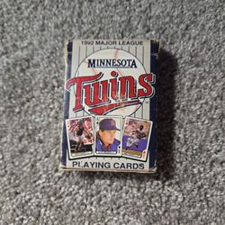 1992 Minnesota Twins Playing Cards Full Set 