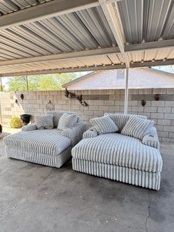HUGE OVER SIZED CHAISE COUCHES ***FREE DELIVERY ***