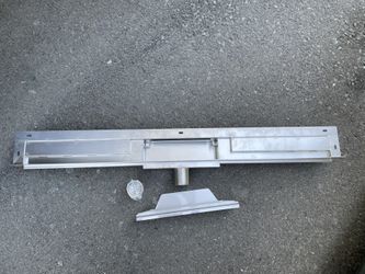 Linear Wall Drain 38’’, 304 Stainless Steel Side Drain