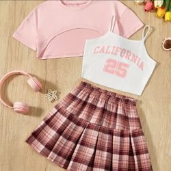 Girls Cheer Inspired Outfit