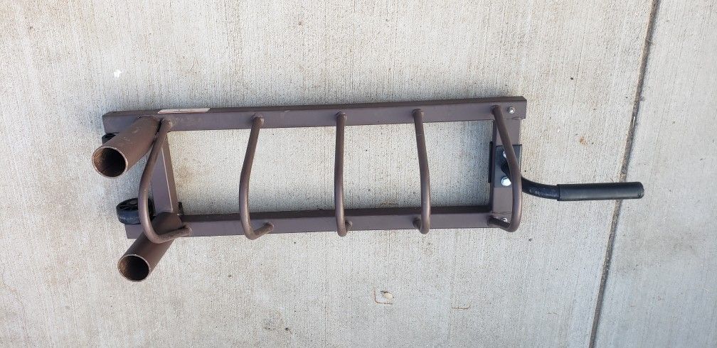 Olympic Weights & Bars Rack Organizer
