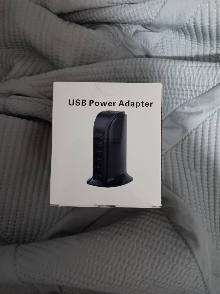 6 Port USB Tower Charger