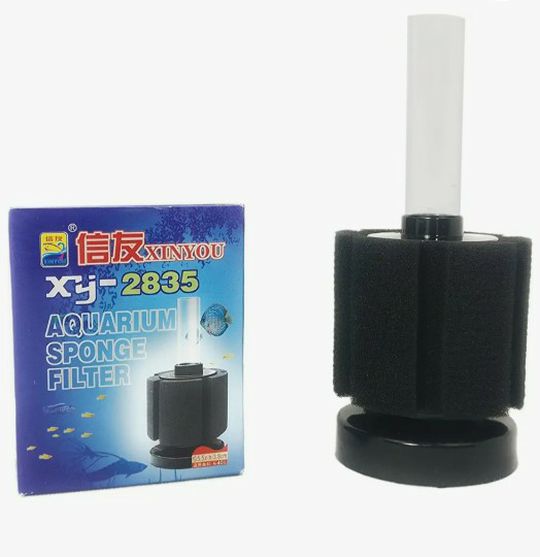 XINYOU XY-2835 40L Aquarium Fish Tank Sponge Filter - (Black)