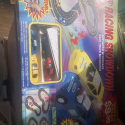 Race Track With Cars 