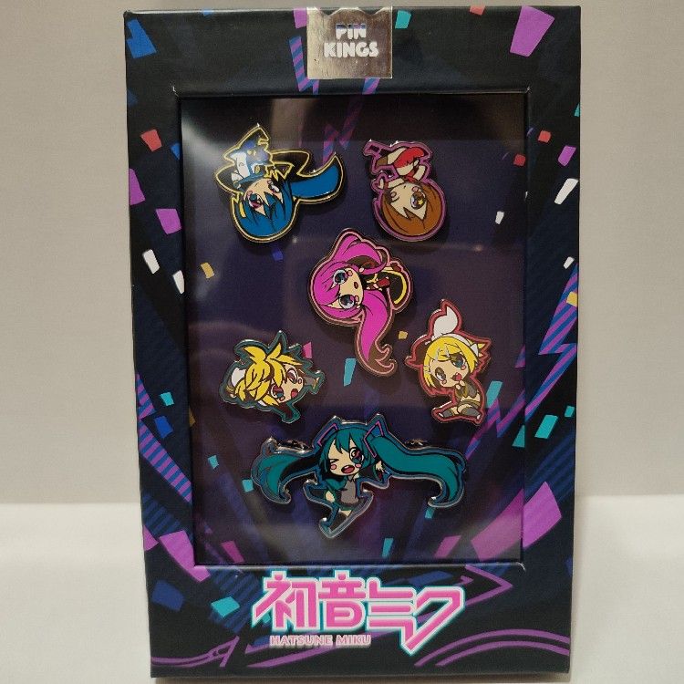 Hatsune Miku Enamel Pins Set Of 6