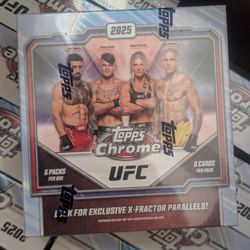 Topps Chrome UFC 2025 mega box 