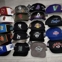 KTH-LA KILLTHEHYPE LOS ANGELES, NFL, NBA, MLB HATS NEW RARE!!! LAKERS, Dodgers, kings, NY 