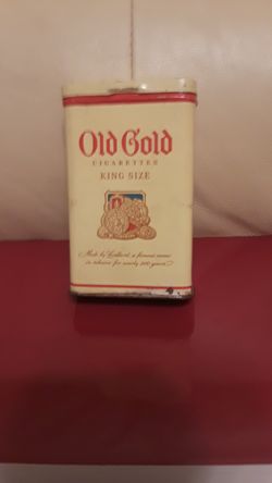 Vintage Metal Cigarette Box