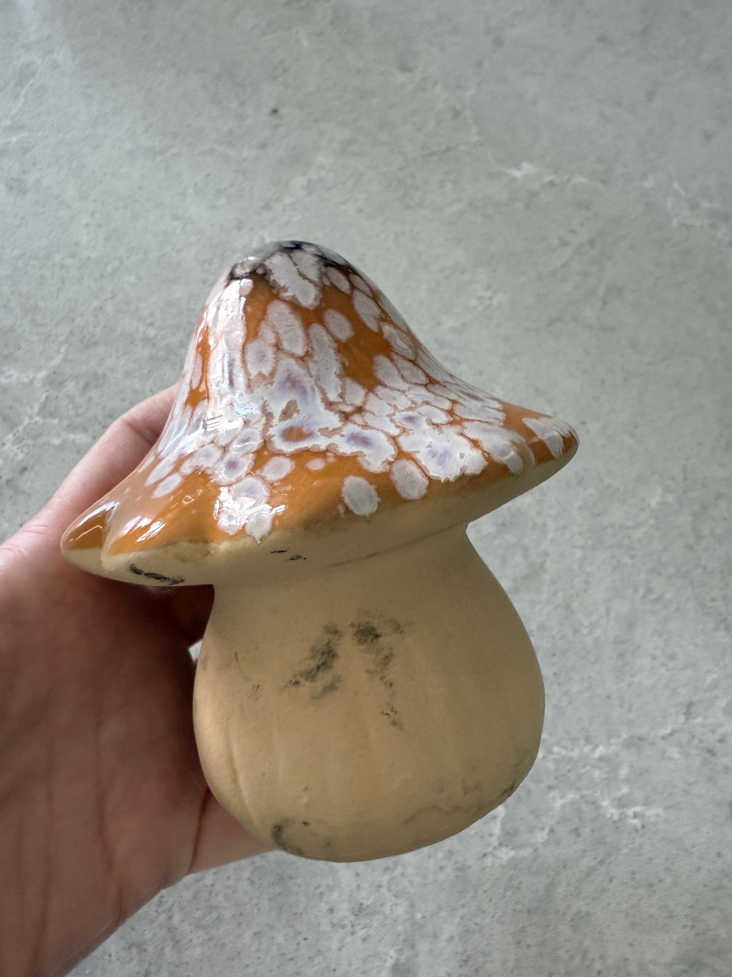 Ceramic Mushroom Statue