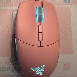 Pink Razer Basilisk Gaming Mouse