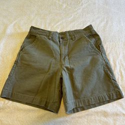 Patagonia Size 32 Stand Up Shorts Men 7" Inseam Organic Canvas 57226 Olive