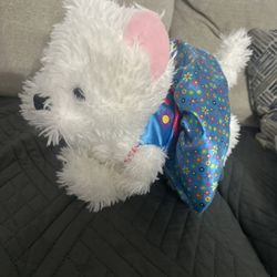 Build A Bear Dog Plush With Dress