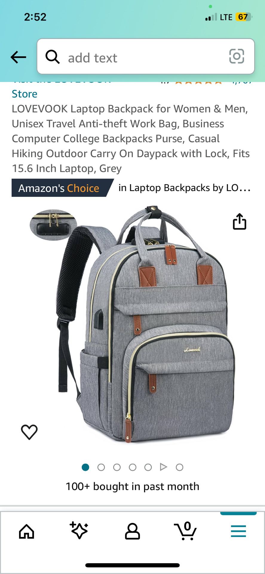 New Lovevook Laptop Backpack Unisex Traveling 