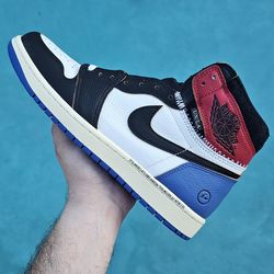 BRAND NEW + RECEIPT | Union LA x Fragment x Nike Air Jordan 1 High "Varsity Red Sport Royal" retro og I sp hi