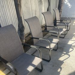 Modern Outdoor Patio Chairs – New Condition