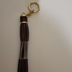 Merry Bright Tassel Burgundy Key Fob