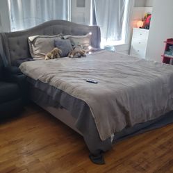 Platform King Bed Frame 