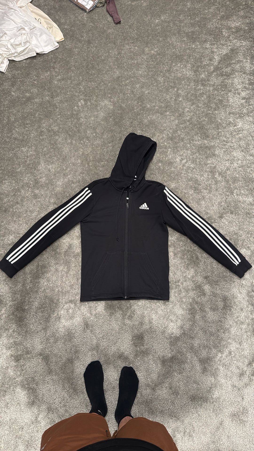 Adidas Zip-Up Jacket Hoodie
