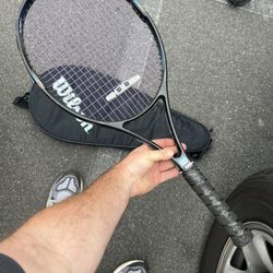 wilson pro staff tour 110 Tennis Racket Racquet With Case 4 1/4” Pro Level Racket