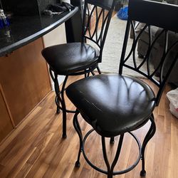 2 Barstool Chairs 