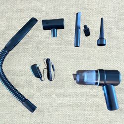 Cordless Rechargeable Handheld Vacuum & Air Blower w/ Attachments