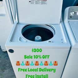 Washer Whirlpool Top Load Heavy Duty Super Capacity Like New FREE Delivery 