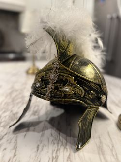 Costume Gladiator Trojan Knight Viking Helmet