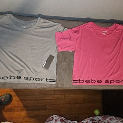 Brand New Womens Bebe Sport Shirts Size M