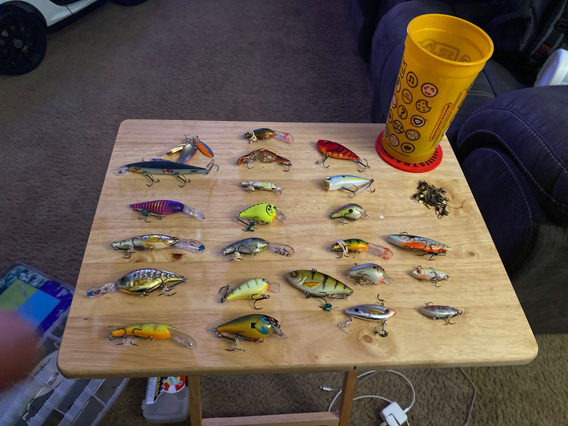 Fishing lures 3 each