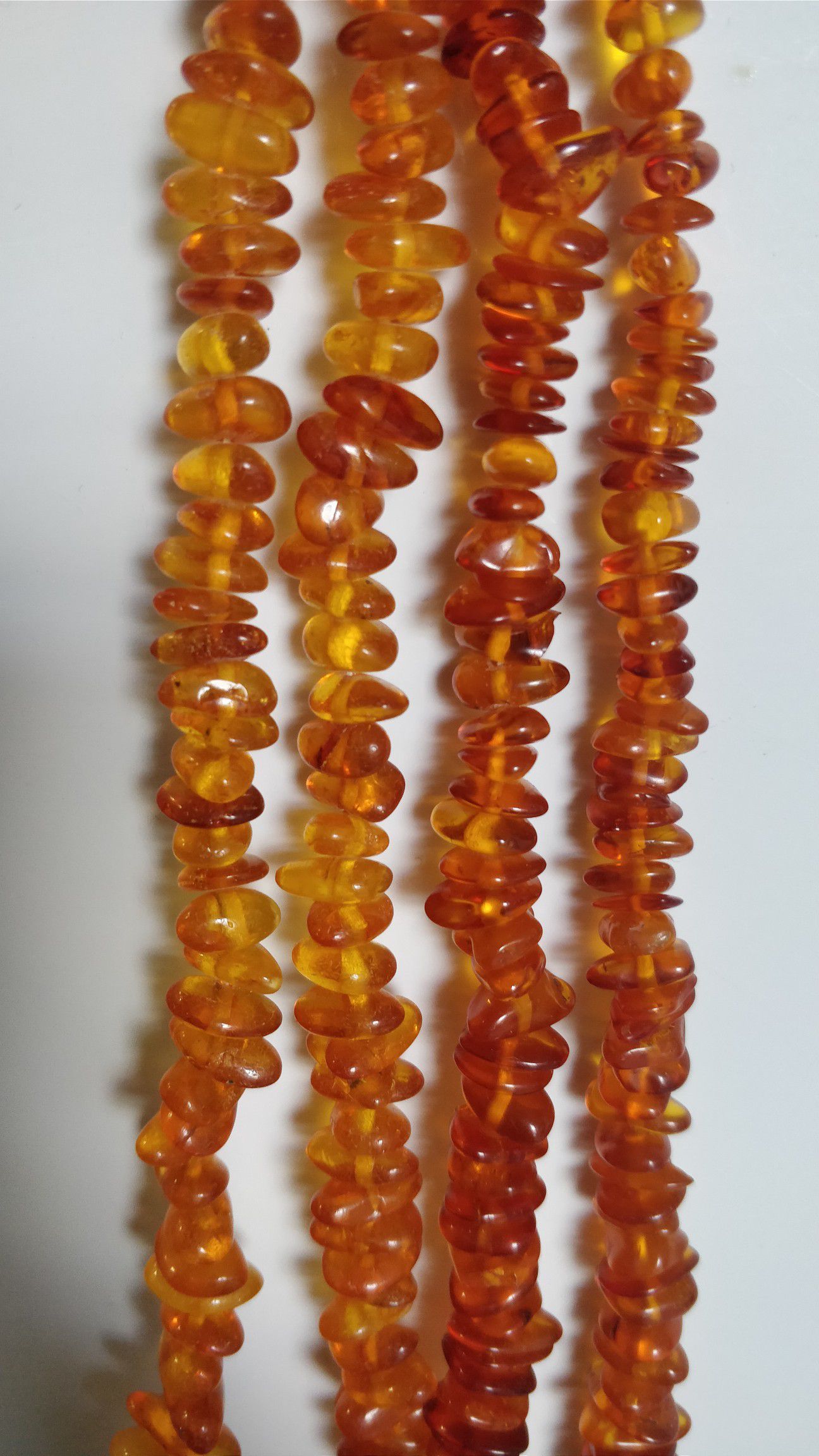 Amber necklace.