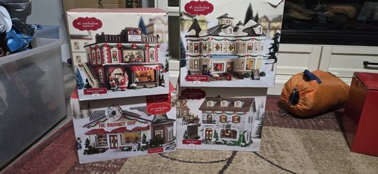 Saint Nicholas Square Village Houses Santa Winery Coffee