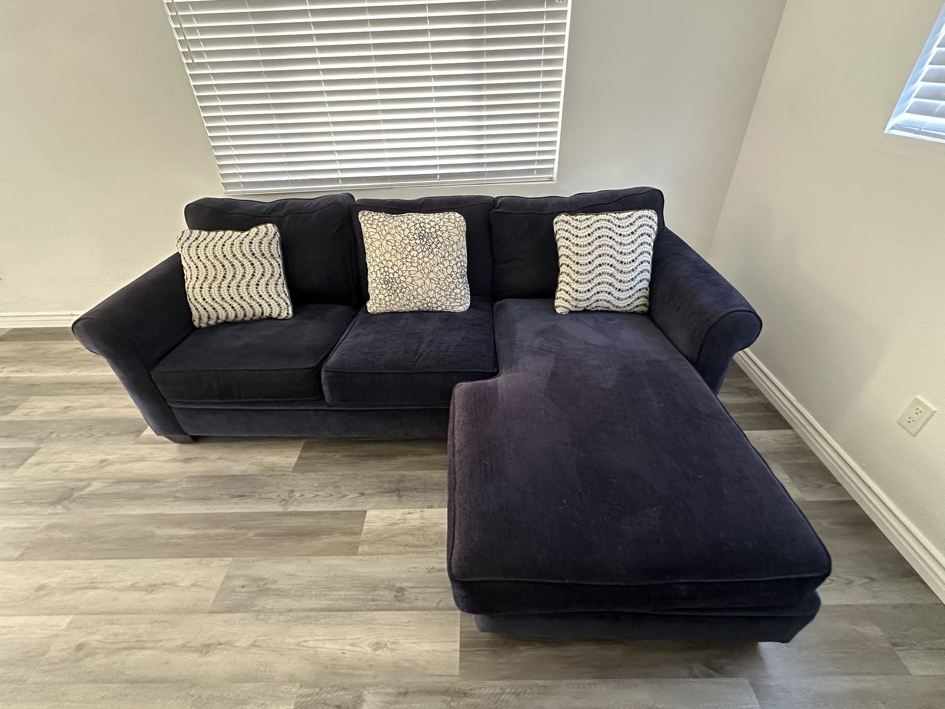 Navy Blue Couch