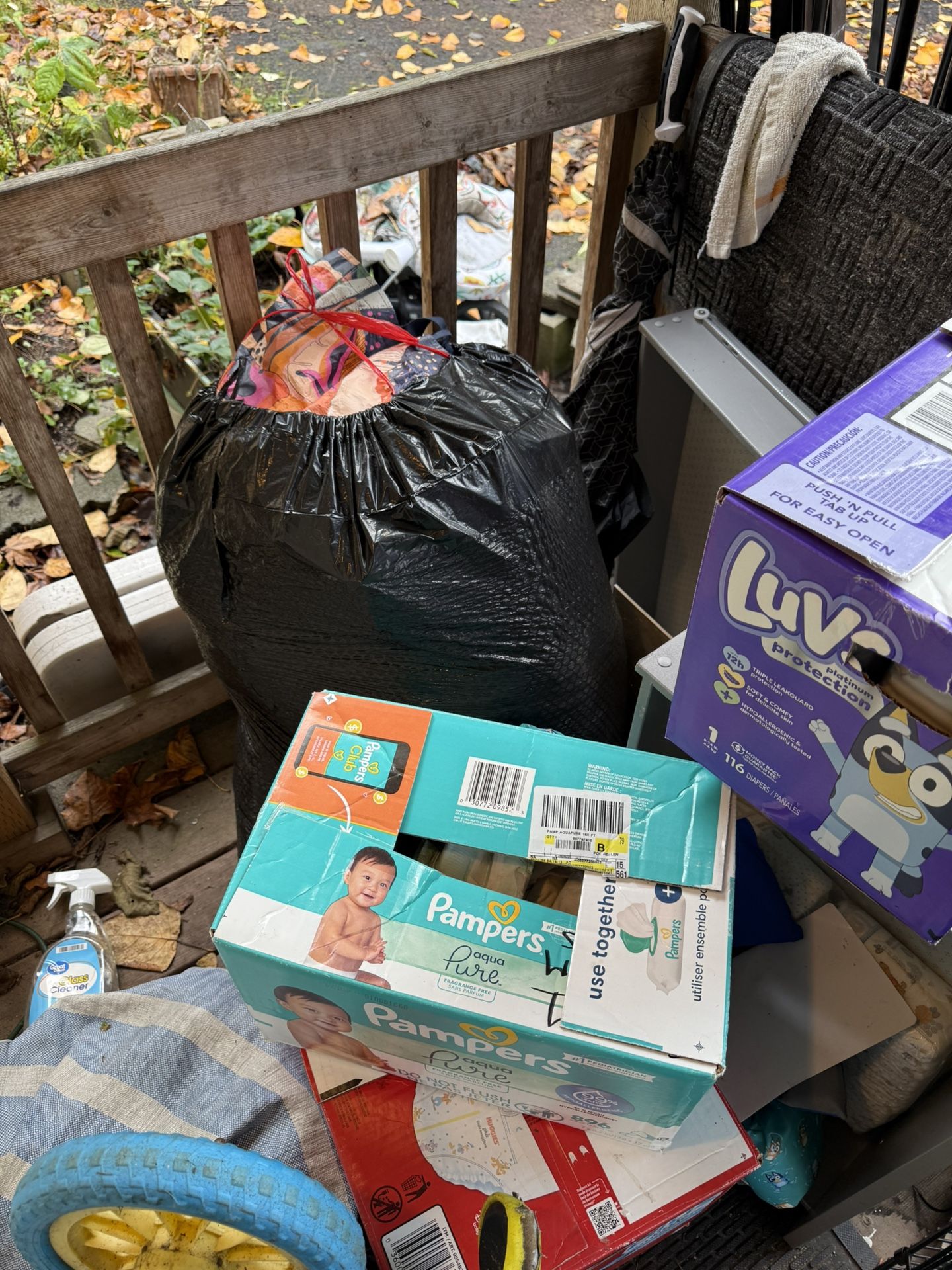 Diapers And Clothes. FREE