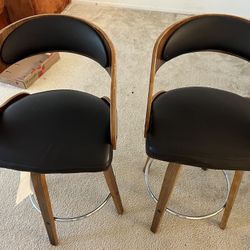 Set of 2 Modern Bar Stools