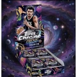 2025/26 Topps Chrome Cosmic NBA Basketball Hobby Box Factory Sealed