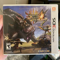 Monster Hunter 4 Ultimate Nintendo 3DS