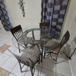 Glass Table With Chairs